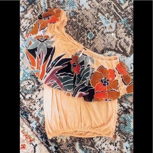 New free people one shoulder top